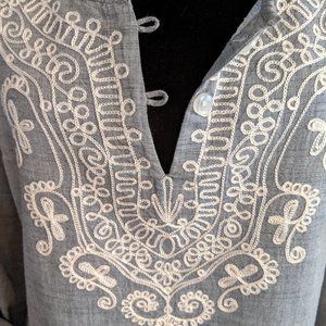 Dress Barn Embroidered Blouse